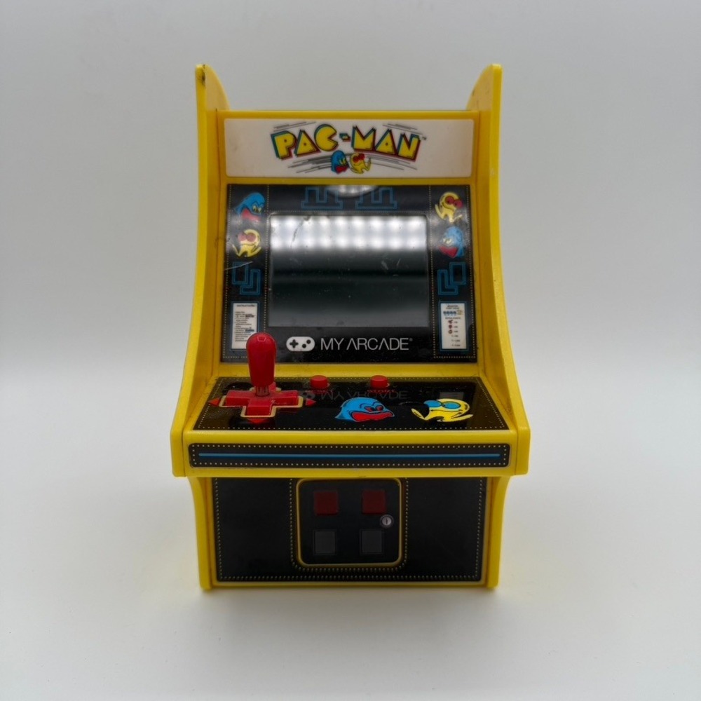 My Arcade Pac-Man Micro Player Handheld Console Yellow Good Retro Mini Cabinet
